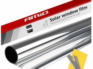 FOLIA DO PRZYCIEMNIANIA SZYB AMIO 50x300cm DARK SILVER LUSTRO WENECKIE SREBRNA OUTLET