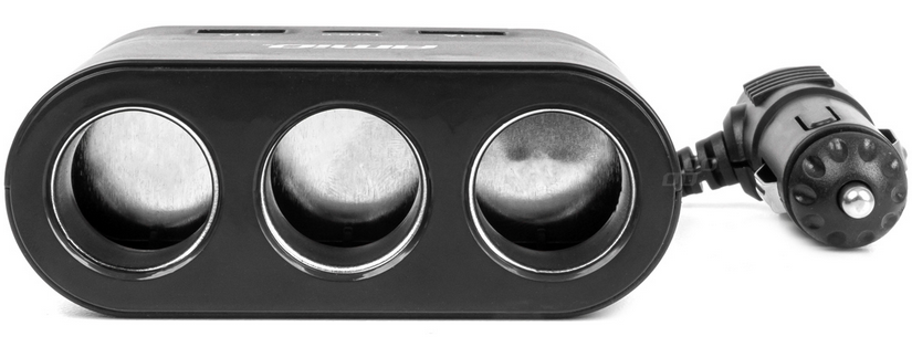 ROZDZIELACZ ROZGAŁĘŹNIK ZAPALNICZKI + ŁADOWARKA 12V-24V 2x USB + USB-C 120W - obrazek 4